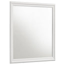 Louis Philippe - 38.25" Dresser Mirror - White