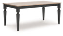 Brenkerton - Rectangular Dining Room Table - Grayish Brown / Black