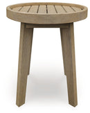 Marina Sun - Round End Table - Beige