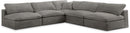 Cozy - 5 Piece Modular Corner Armless Sectional