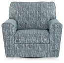 Aterburm - Swivel Accent Chair - Twilight