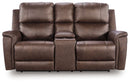 Bleckley - Power Reclining Loveseat With Console / Adjustable Headrest