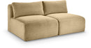 Shaggy - 2 Seat Modular Armless Sofa