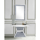 Noralie - 47" Console Table - Mirrored & Faux Diamonds