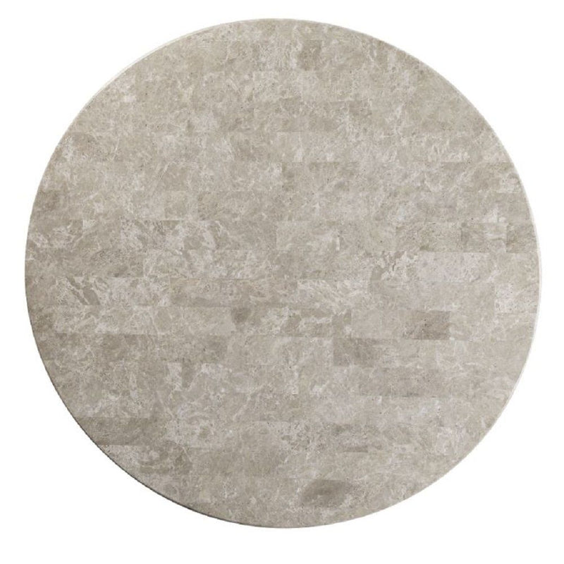 Karsen - Dining Table With Marble Top - Natural Marble Top & Rustic Oak