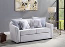Mahler II - Loveseat With 4 Pillows - Beige Linen