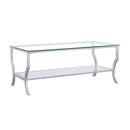 Saide - Rectangular Glass Top Table