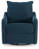 Mcburg - Swivel Power Recliner - Navy