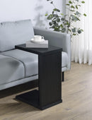 Clower - Engineered Wood C-Shaped Sofa Side Table
