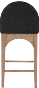 Waldorf - Boucle Stool With Natural Legs