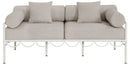 Portofino - Resilient Water Repellent Fabric 69.75" Upholstered Outdoor Patio Loveseat