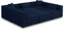 Cube - Linen 6 Piece Modular Sectional