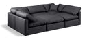 Indulge - Faux Leather 6 Piece Modular Sectional