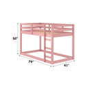 Gaston II - Twin Loft Bed - Pink