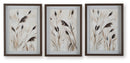 Honslow - Wall Art Set (Set of 3) - Brown / Black / White