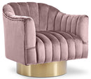 Farrah - Accent Chair with Gold Base