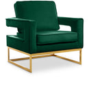 Noah - Accent Chair with Gold Legs