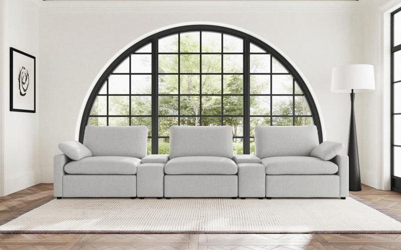 Collins - 5-Piece Power Reclining Home Theater Seating