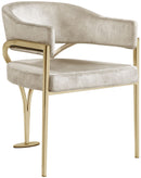 Madelyn - Dining Chair (Set of 2) - Brushed Brass