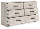 Shawburn - Six Drawer Dresser - Gray