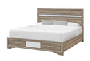 Seville - King Bed - Brown / Natural