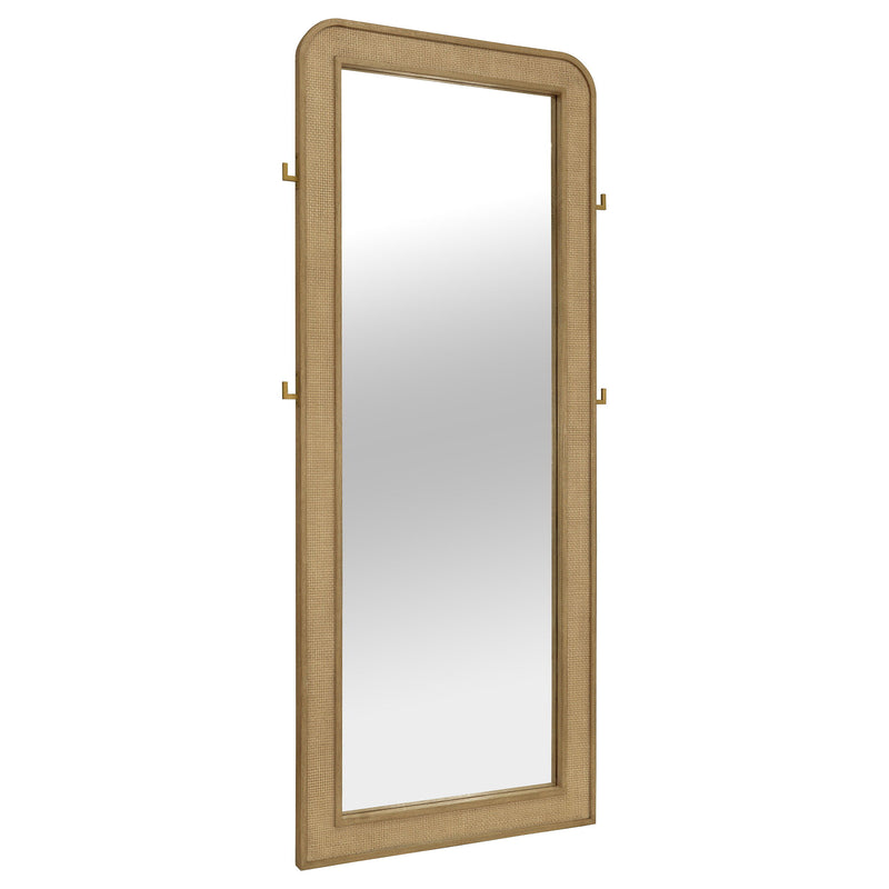 Arini - Cane Weave Full Length Standing Floor Mirror