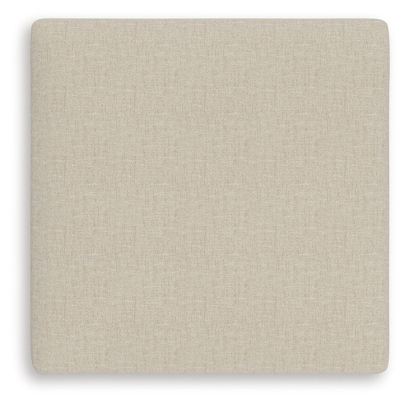 LadyMae - Oversized Accent Ottoman - Twill