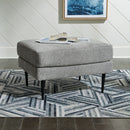 Hazela - Ottoman - Charcoal