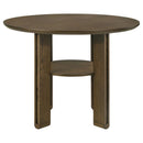 Ottowa - Round Counter Height Dining Table - Brown