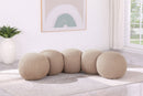 Apollo - Boucle Fabric Bench
