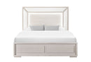Clara - 5 Piece Queen Bedroom Set (Bed, Dresser & Mirror, Nightstand, Chest) - Beige