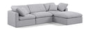 Indulge - Linen 4 Piece Modular Sectional With Chaise