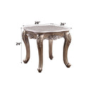 Jayceon - End Table - Marble Top & Champagne