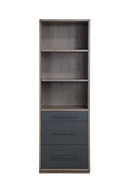 Estevon - Bookcase - Gray Oak
