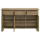 Adina - 2-Door Sideboard Server - Distressed Light Brown