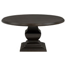 Twyla - 60" Round Wood Dining Room Table - Dark Cocoa