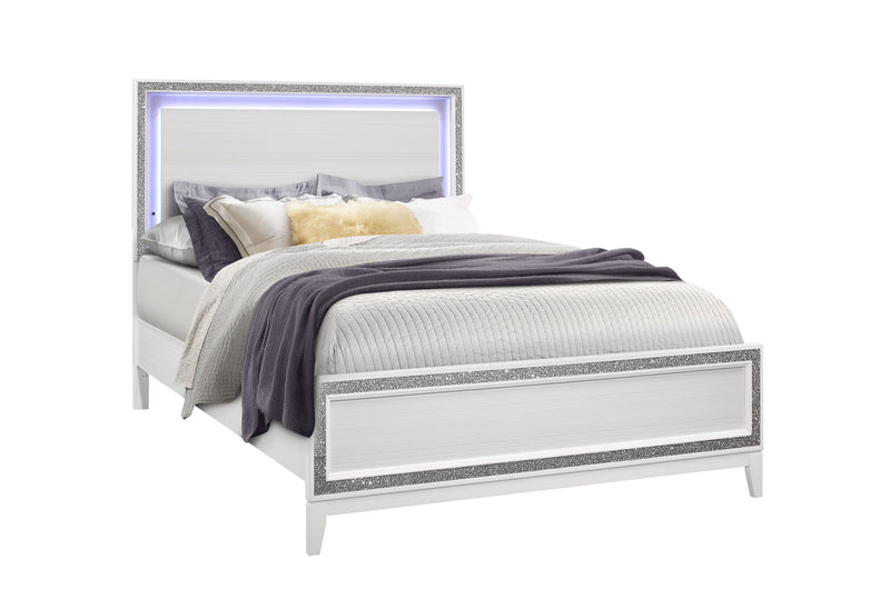 Lily - Queen Bed - White