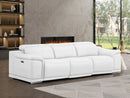 2679 - Genuine Leather Sofa With 3 Power Recliners