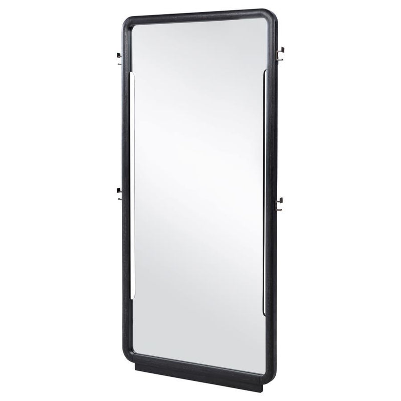 Leandro - 76" Full Length Floor Mirror - Burnished Black
