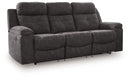 Brysonview - Reclining Sofa - Charcoal