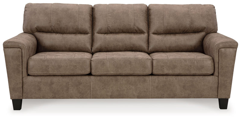 Navi - Fossil - 3 Pc. - Sofa, Loveseat, Rocker Recliner