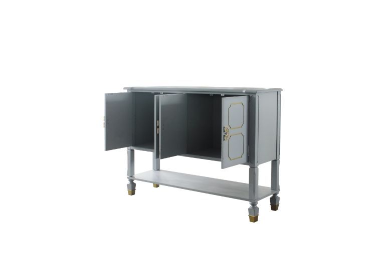 House - Marchese Server - Pearl Gray Finish