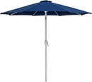 Fiji - Aluminum Patio Umbrella With Square Black And White Base