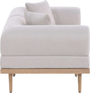 Laguna - 2 Piece Resilient Water Resistant Fabric 71" Upholstered Outdoor Patio Modular Loveseat