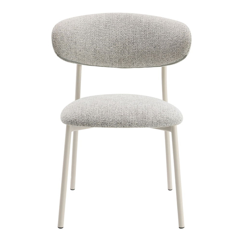 Kalam - Side Chair (Set of 2) - Gray Fabric & Beige