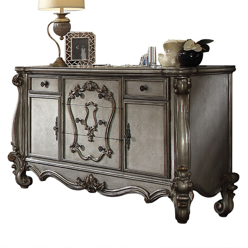 Versailles - Dresser - Antique Platinum Finish
