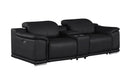 2679 - Power Reclining Sofa, Console Loveseat & Chair Set In Genuine Leather (6 Recliners)