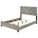 Mari - Queen Bed - Light Gray Finish