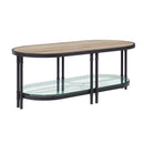 Brantley - Coffee Table - Oak & Sandy Black