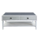 Katia - Coffee Table - Rustic Gray & Weathered White